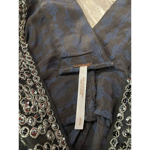 Free People Eternal Sunshine Tunic Boho Dress Sz S Oversized - Picture 5 of 8